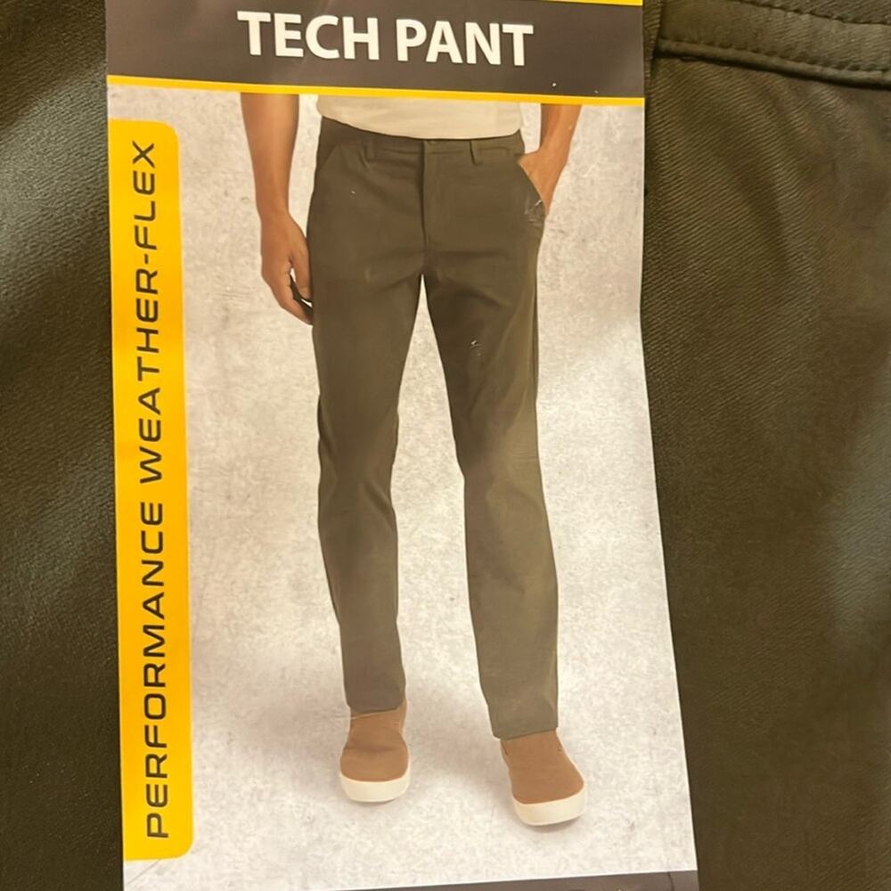Weatherproof Vintage Men’s Tech Green Camo Pants Size 40x34